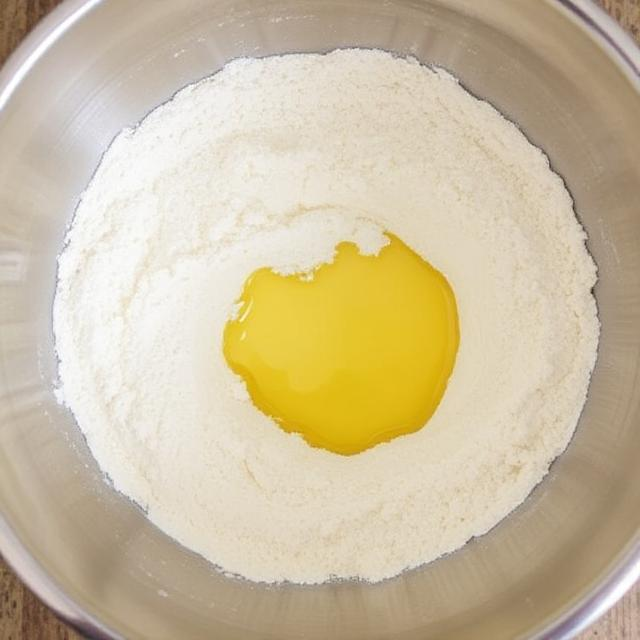 mixing bowl for halal pizza dough