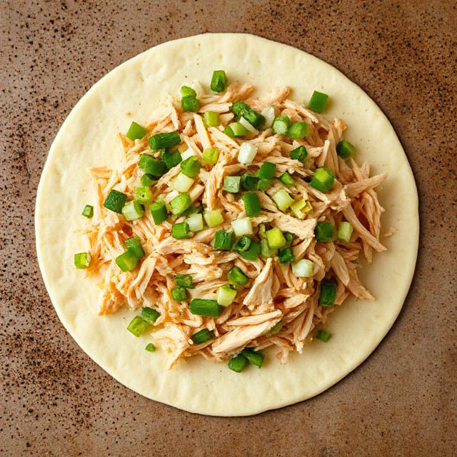 chicken cheese paratha