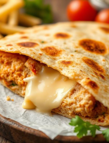 chicken cheese paratha recipe