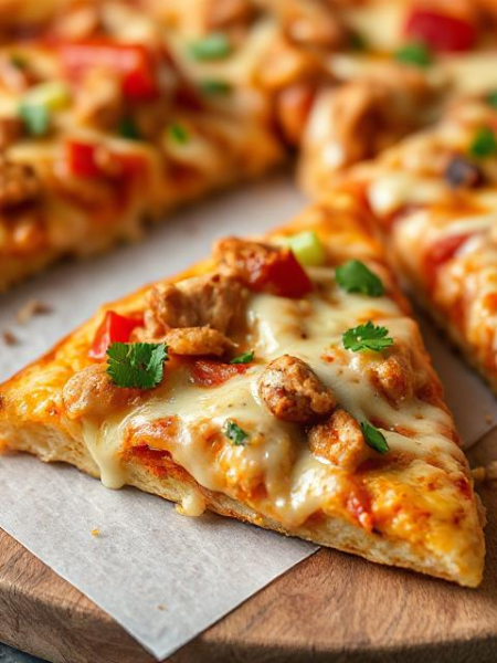 halal chicken fajita pizza recipe