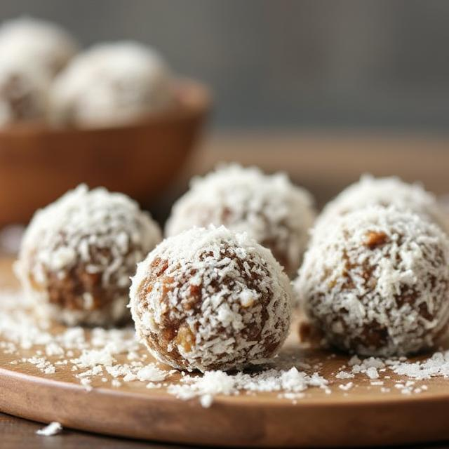 Coconut and Date Energy Balls