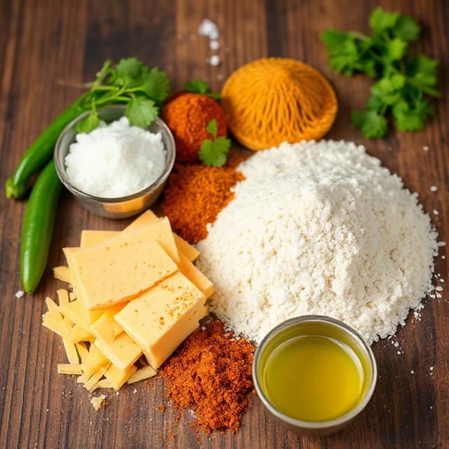 Halal Cheese Pakora ingredients