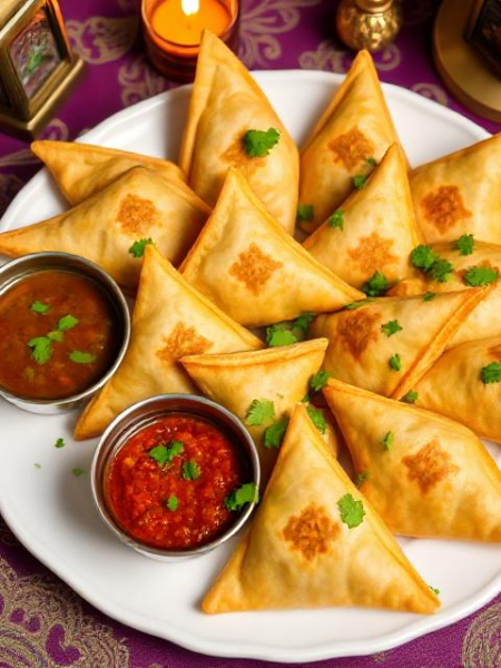 Halal Chicken Tikka Samosa