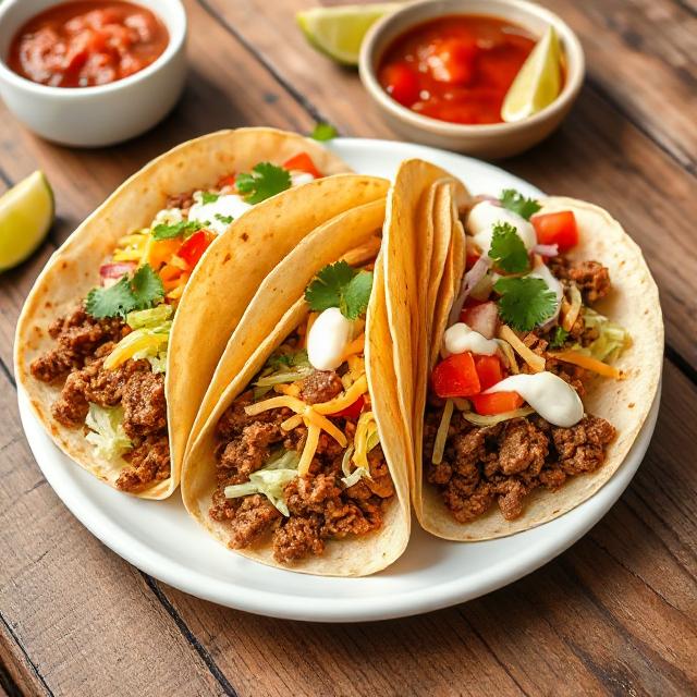 halal beef tacos