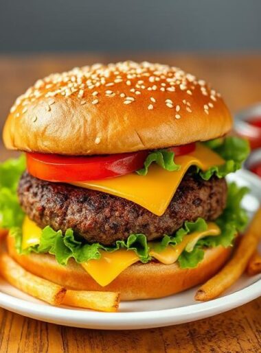 Halal Beef Burger Recipe