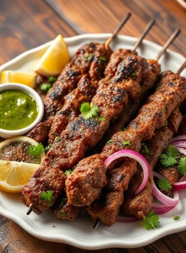 halal beef seekh kabab