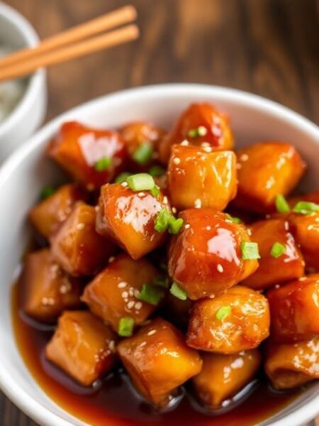 Halal Honey Garlic Chicken Recipe
