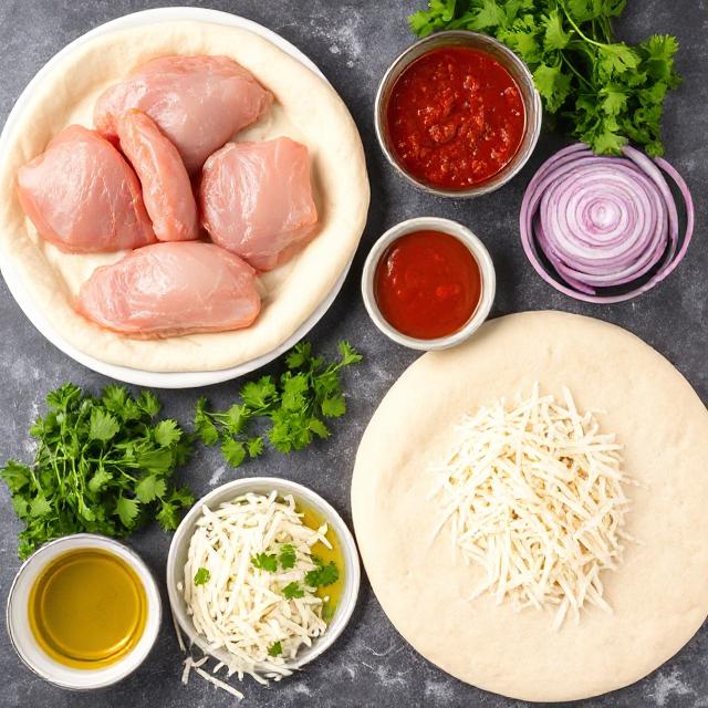 Halal BBQ Chicken Pizza recipe