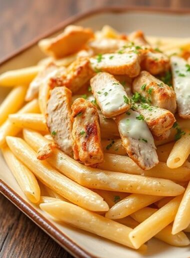 halal chicken alfredo pasta recipe