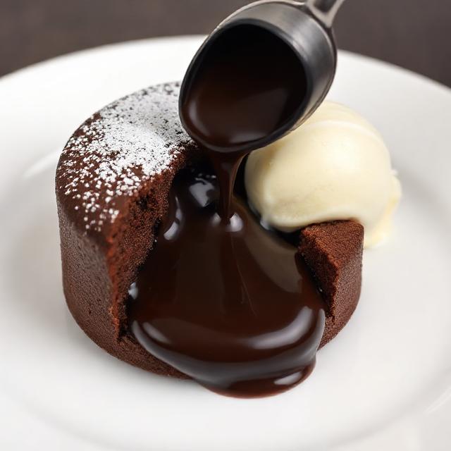 Halal Chocolate Lava Cake